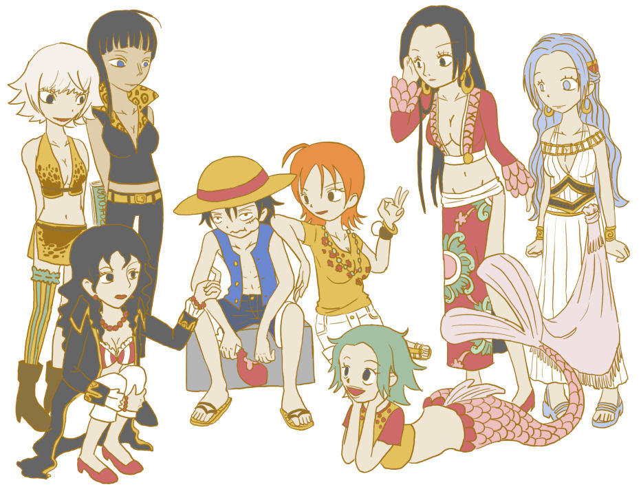 Luffy Harem by Hapuriainen on DeviantArt