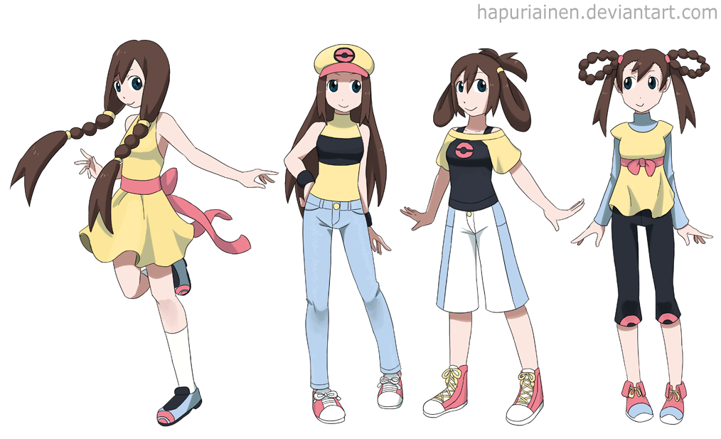 Pokemon Girls Outfits.