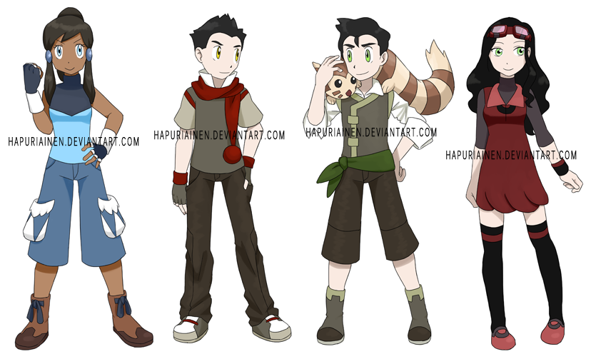 Pokemon team Korra