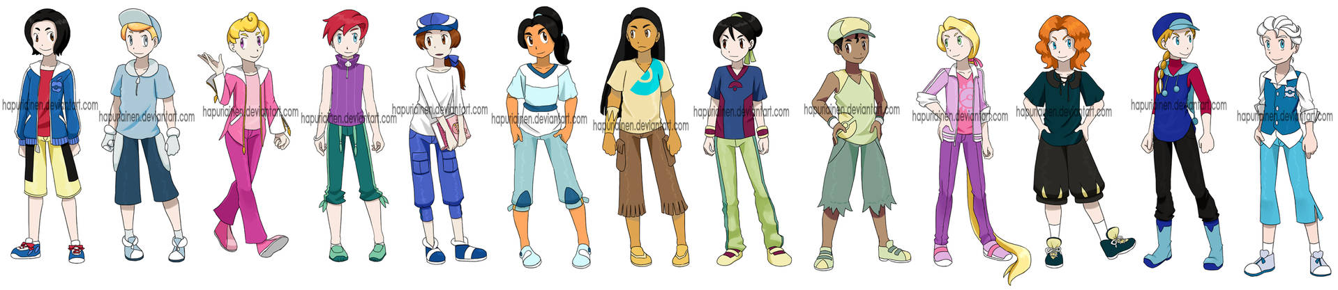 Pokemon Princesses Genderbend