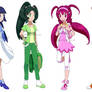 Smile! Precure as Pokemon trainers