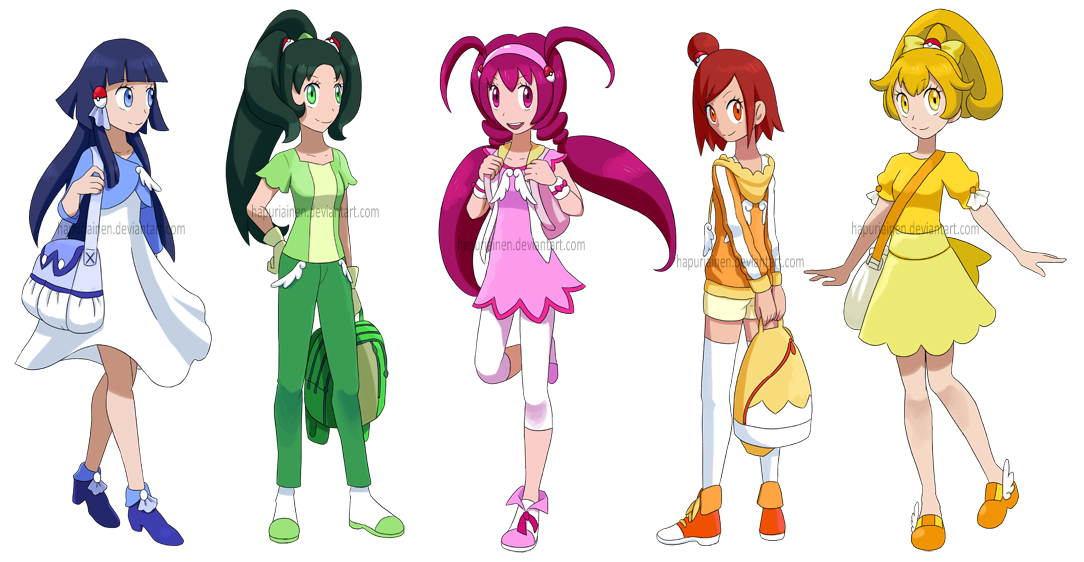 Smile Precure as Pokemon trainers by Hapuriainen on Smile Precure as Pokemon trainers by Hapuriainen on