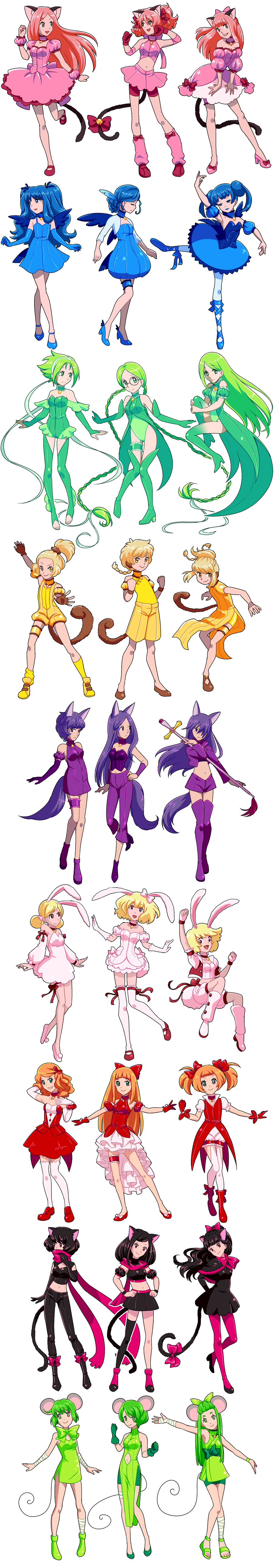 Tokyo Mew Mew New renders by RabbitYami on DeviantArt