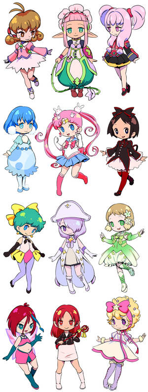 Lesser known magical girl chibi compilation