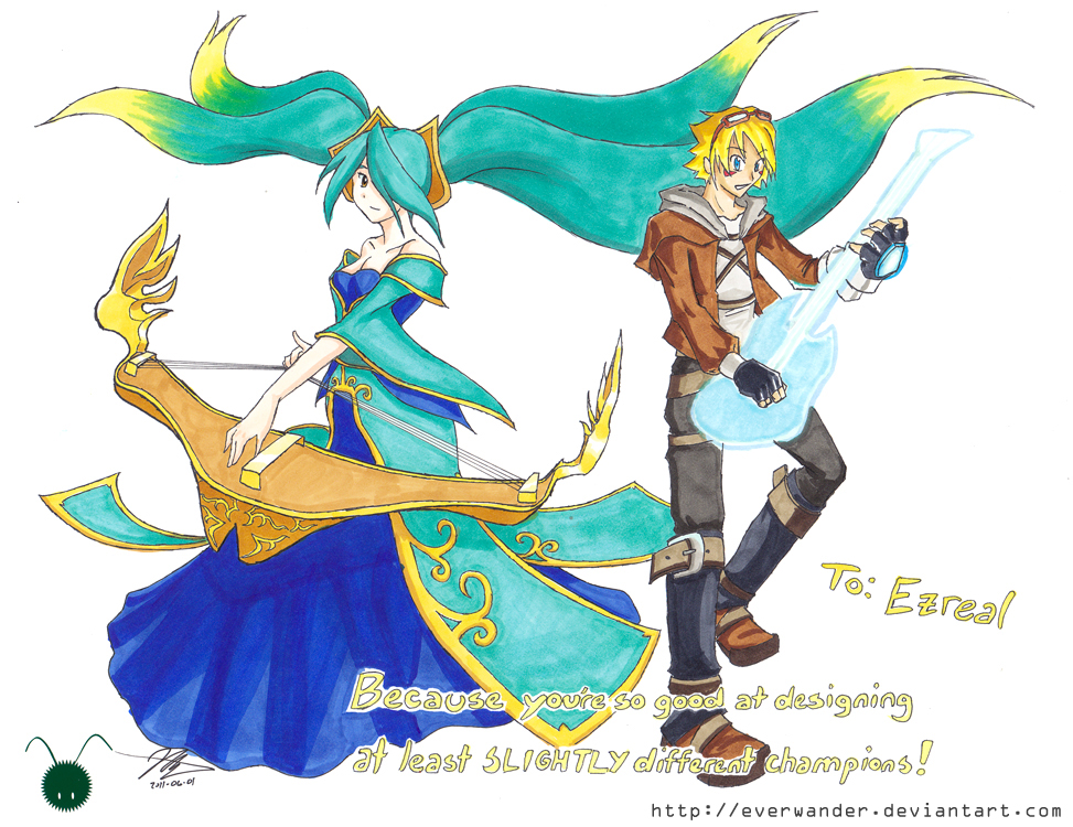 Freesketch 33: Sona Ezreal