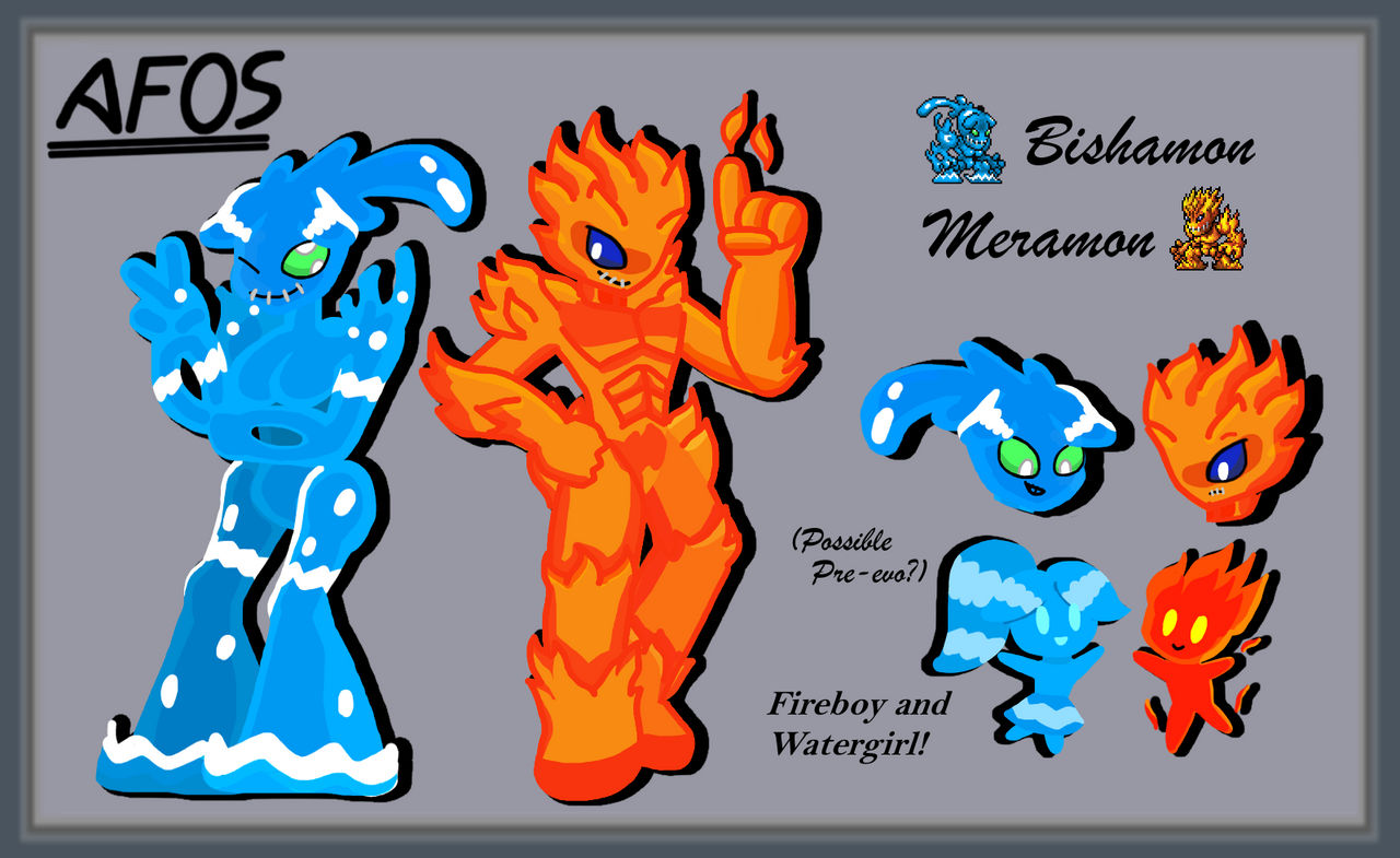 Bishamon and Meramon(Digimon Fanart) by Dominic1276 on DeviantArt