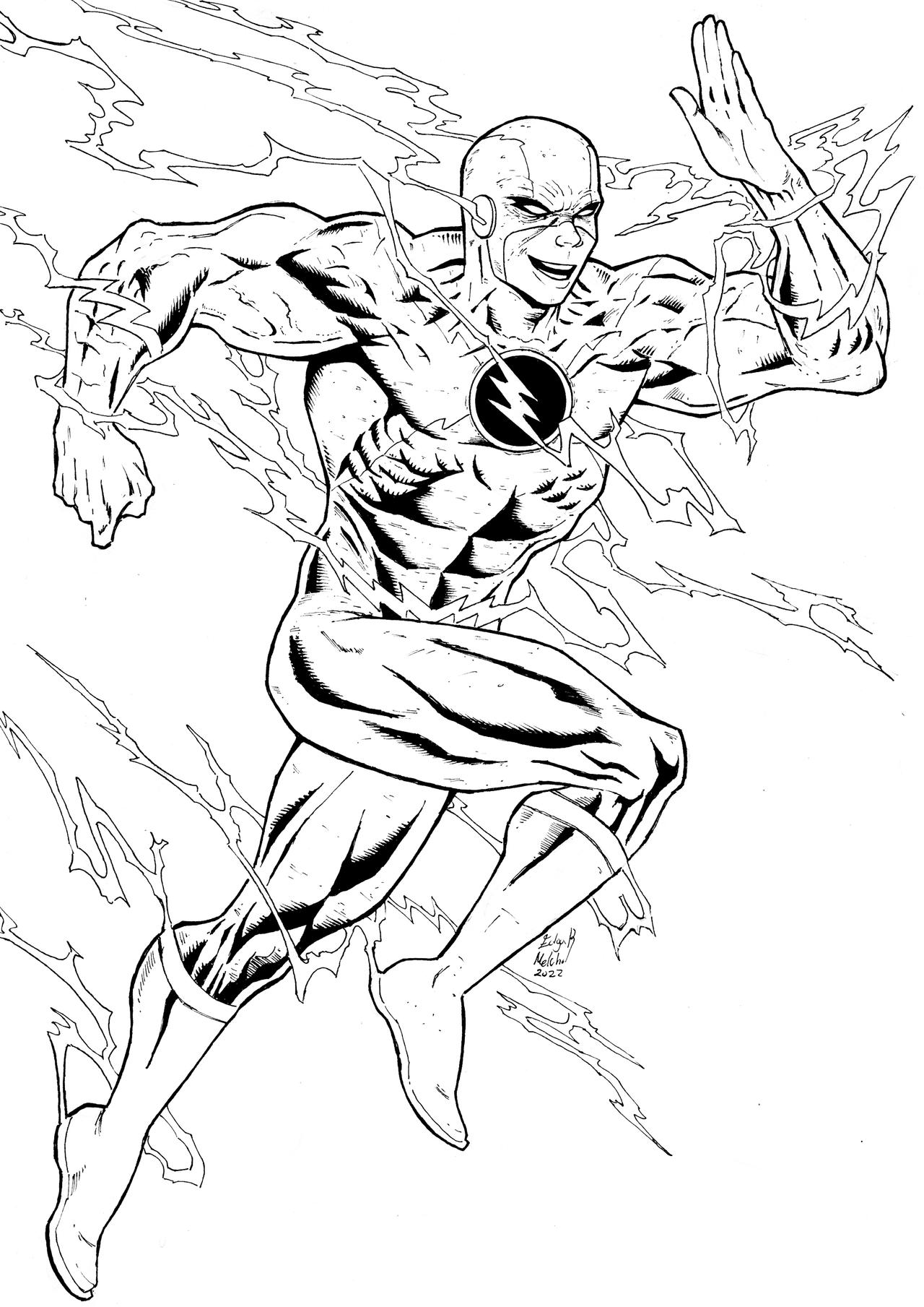 Line Drawing Reverse Flash reverse flash by EdgarHMelchor on DeviantArt