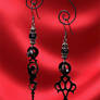 Steampunk Clockwork Earrings