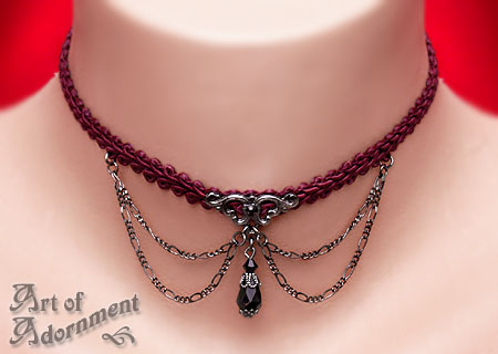 Lucrezia Cascade Scroll Braid Choker