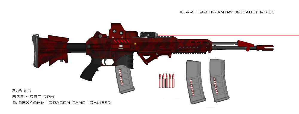 X.AR-192 Infantry Assault Rifle by killerdragon558 on DeviantArt