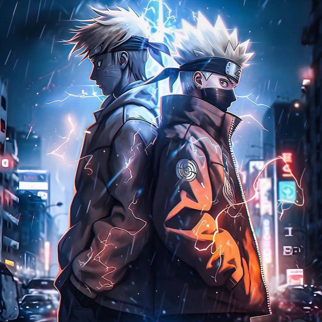 Naruto Kakashi Dark Blue Desktop Wallpaper - Naruto Wallpaper 4K