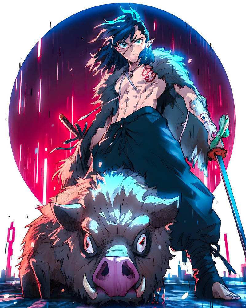 Inosuke hashibira by Mohdayan123 on DeviantArt