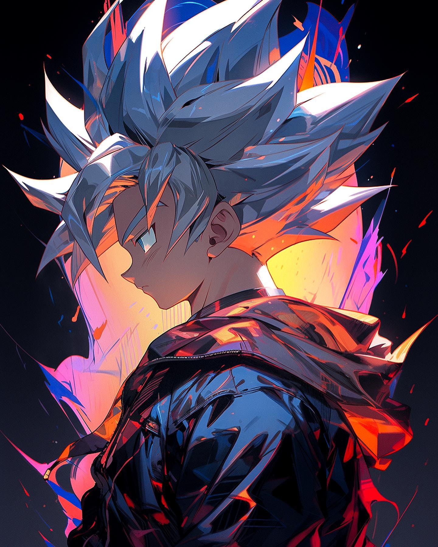 Goku drip wallpaper by @visinaire.ai-Artwork by @visinaire.ai