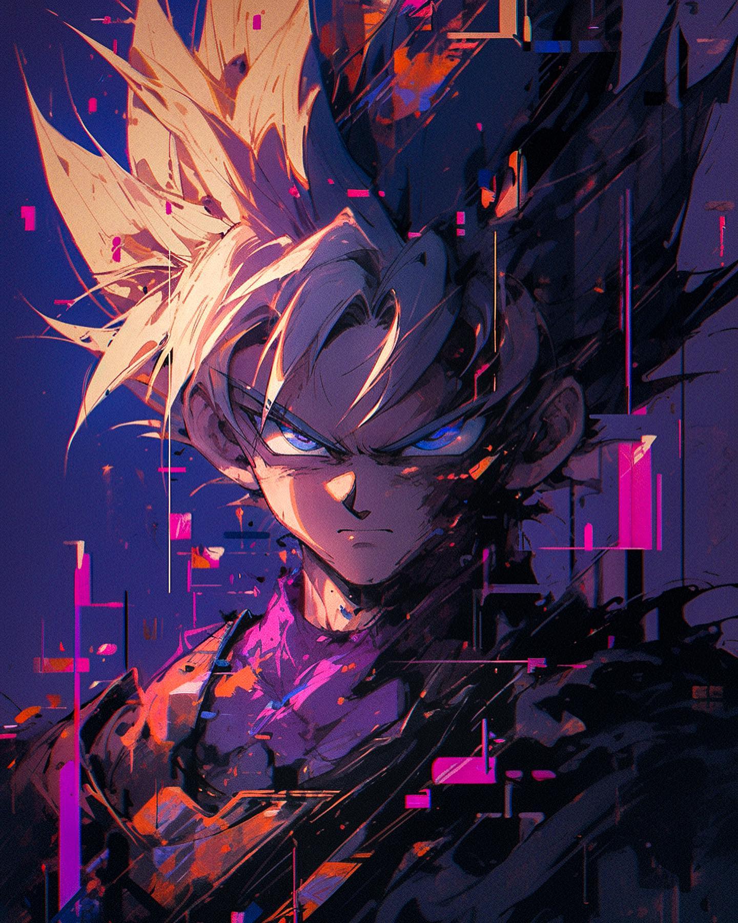 Goku drip wallpaper by @visinaire.ai-Artwork by @visinaire.ai