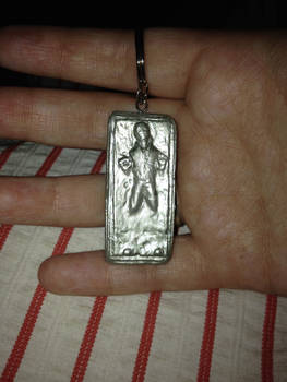 Han Solo in Carbonite Keychain