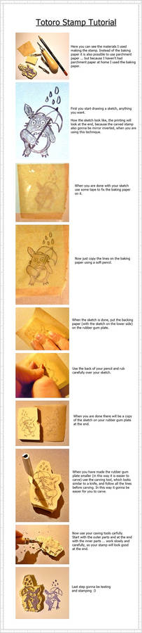 Totoro Stamp Tutorial