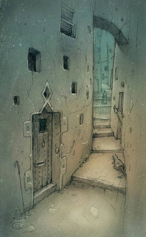 Alley in the old city by sillikone Alley in the old city by sillikone