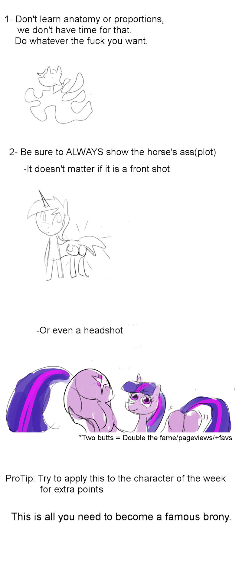 Tutorial: How to become a Famous brony.