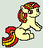 Pixel Ponies Pizza Shooting Star