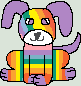 Webkinz Tye Dye Puppy Pixel