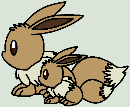 One Big Eevee Family-Pokedex by Porcubird on DeviantArt