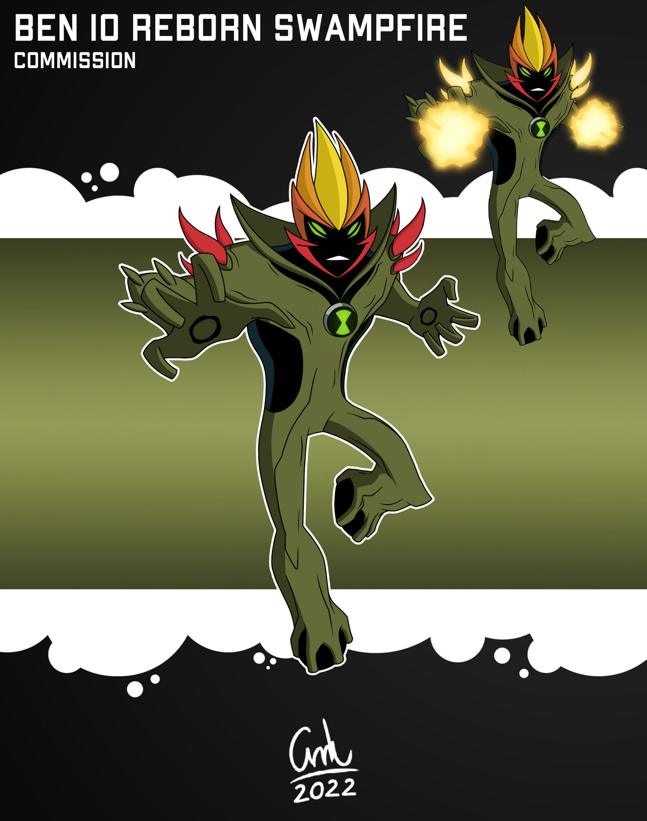Ben 10 Reborn: Swampfire Commission by AwesomeAlan1 on DeviantArt