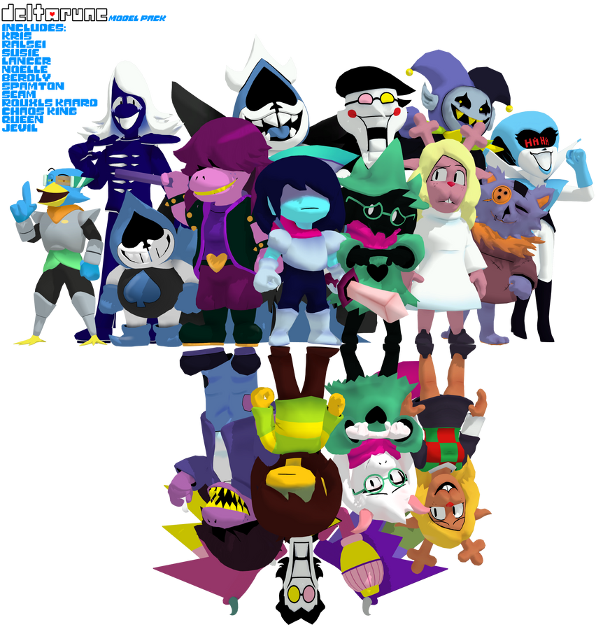 Mmd Model Pack (MMD Model Pack) Deltarune Model Pack by josugomezofficialnew on DeviantArt