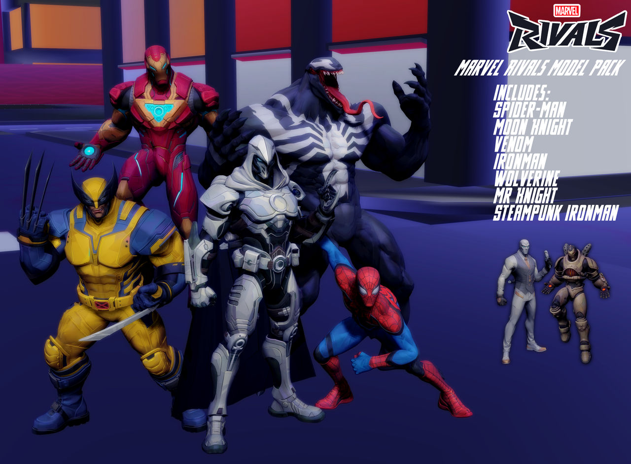 (MMD Model Pack) Marvel Rivals ModelPack by josugomezofficialnew on ...