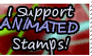 I Support Animated Stamps