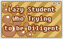 Stamps: Lazy Student by LuiiLafete