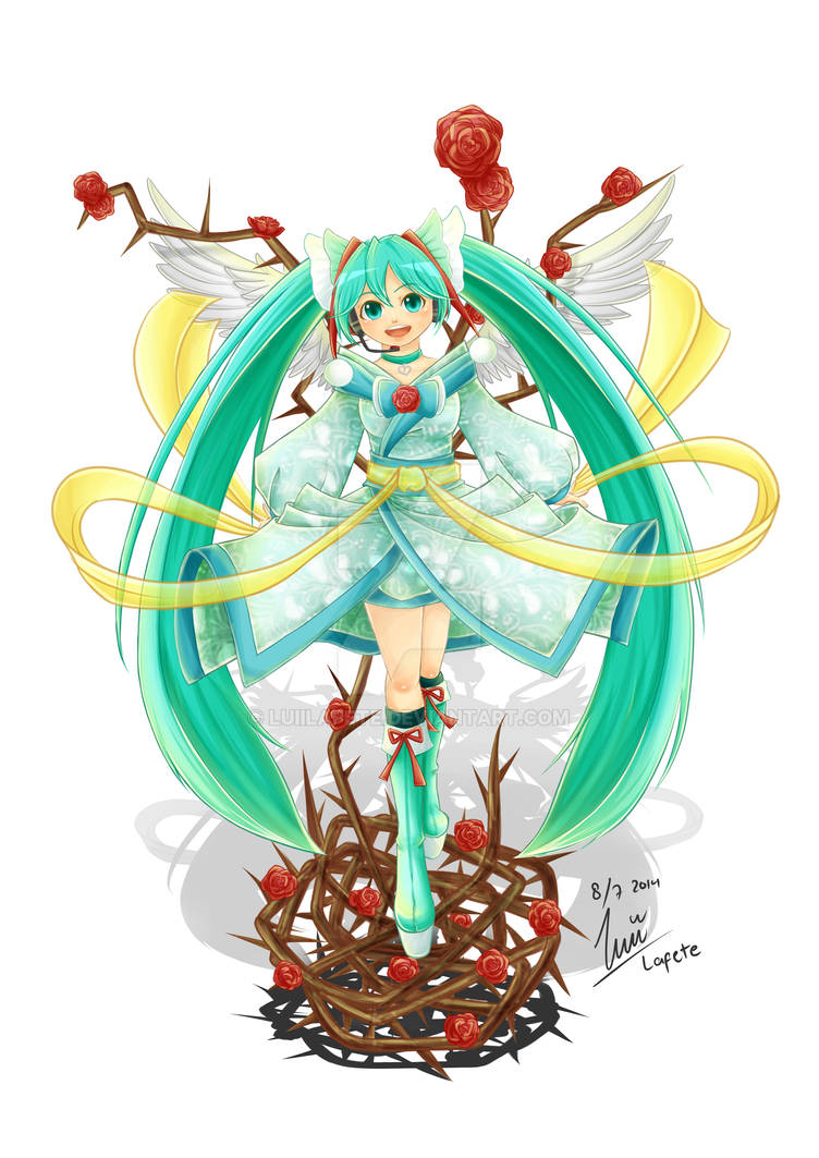 FanArt: Hatsune Miku - Batik Temptation