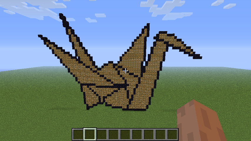 Minecraft Paper Crane By Irken Invader13 On Deviantart Minecraft Paper Crane By Irken Invader13 On Deviantart