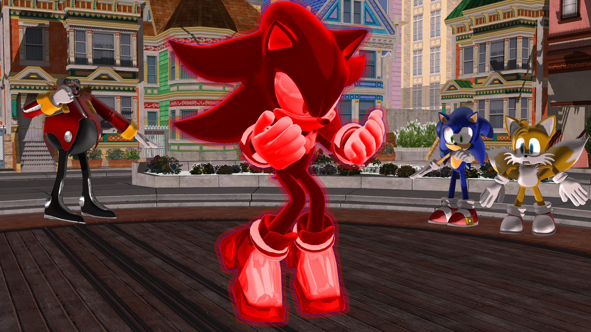 Sonic X - Sonic vs Shadow by 64smashmaster3ds on DeviantArt