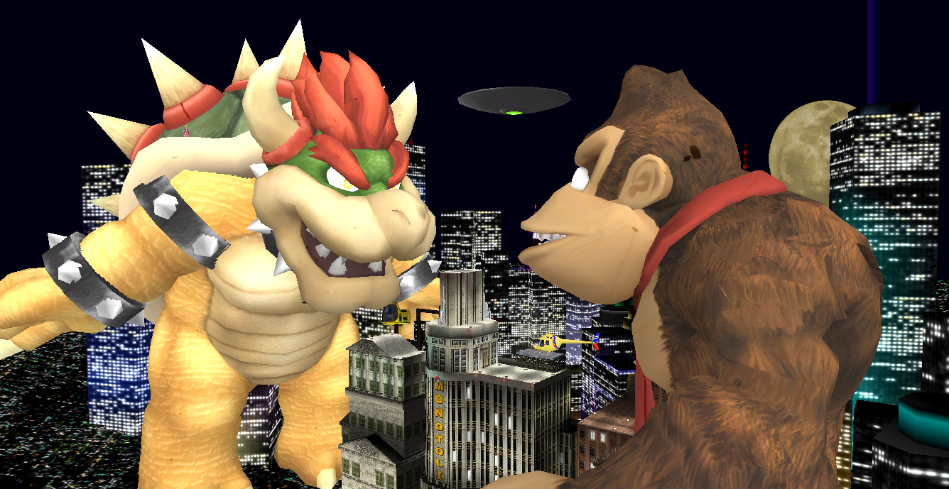 Smash Bros Wrestling Donkey Kong Vs Toon Link by lXlCaptJoe23 on