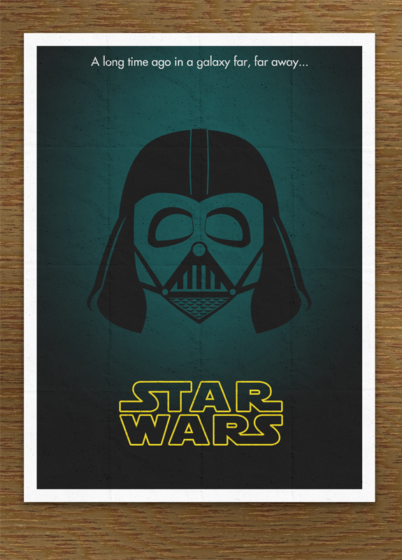 Minimal Star Wars Movie Poster
