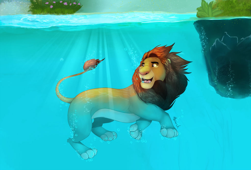 simba underwater rework by HavickArt on DeviantArt