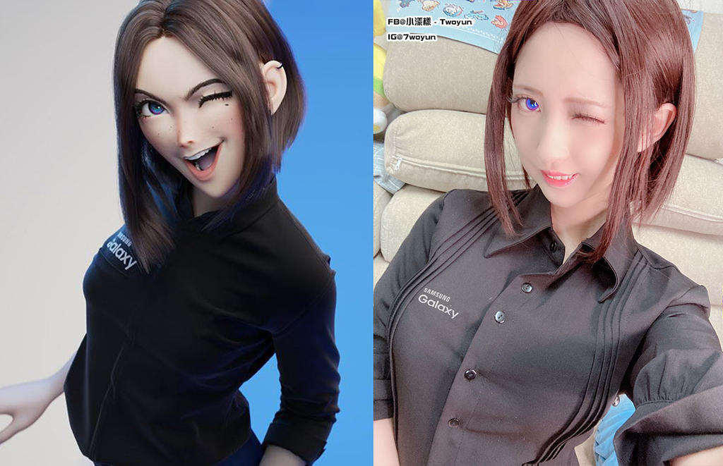 cosplay samsung virtual assistant sam by Twoyun on DeviantArt
