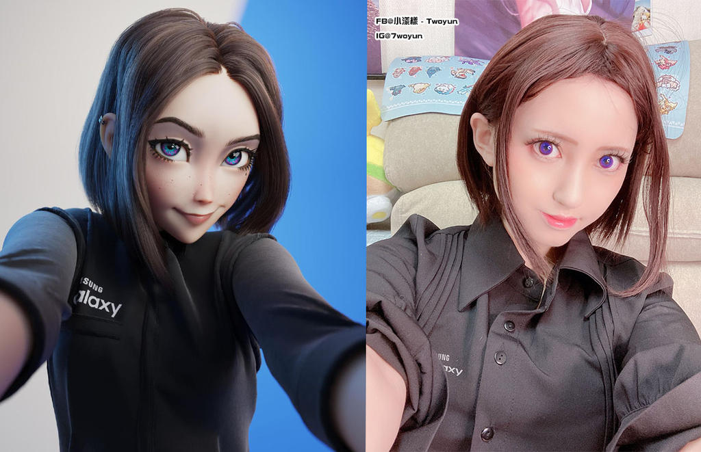 cosplay samsung virtual assistant sam by Twoyun on DeviantArt