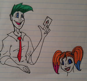 Joker and Harley Quinn HighSchool AU!
