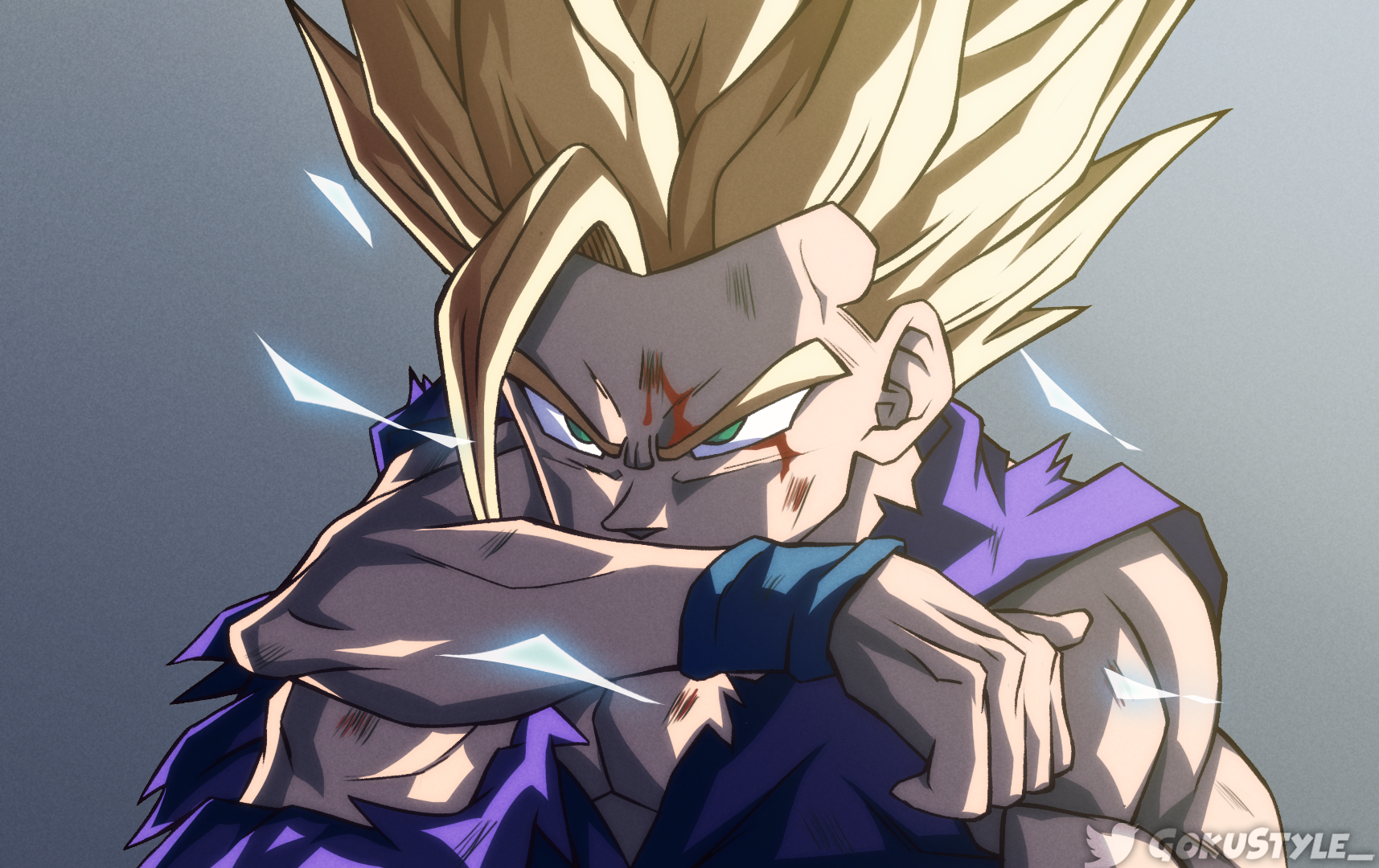 Gohan SSJ2 Wallpaper by juanimillonario on DeviantArt