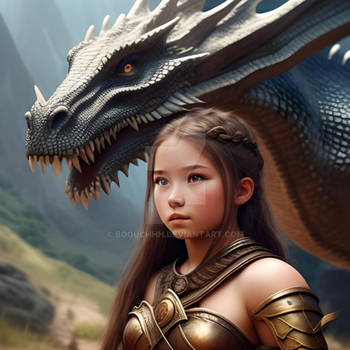 Girl and dragon 15