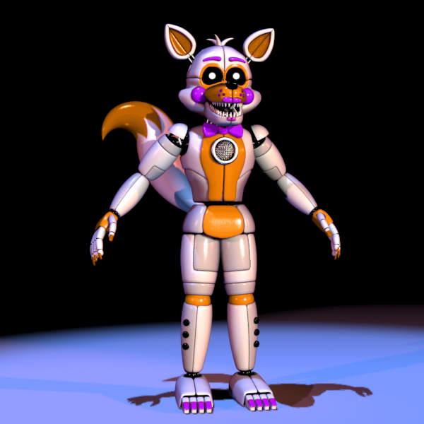 Funtime Foxy And Lolbit from BrickLink Studio