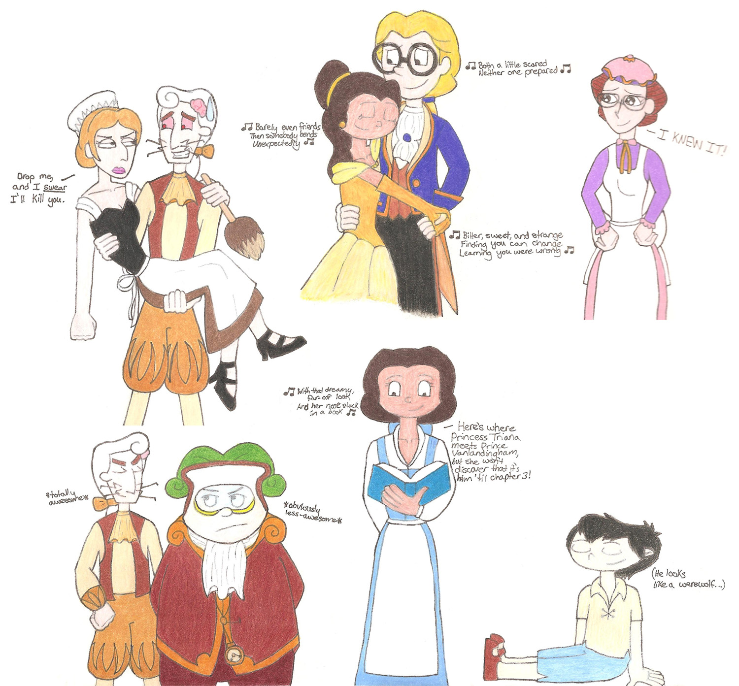 WordGirl + Beauty and the Beast Crossovers