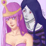 Princess Bubblegum and Marceline