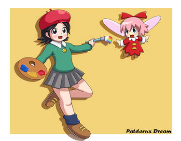 Commission: Adeleine and ribbon