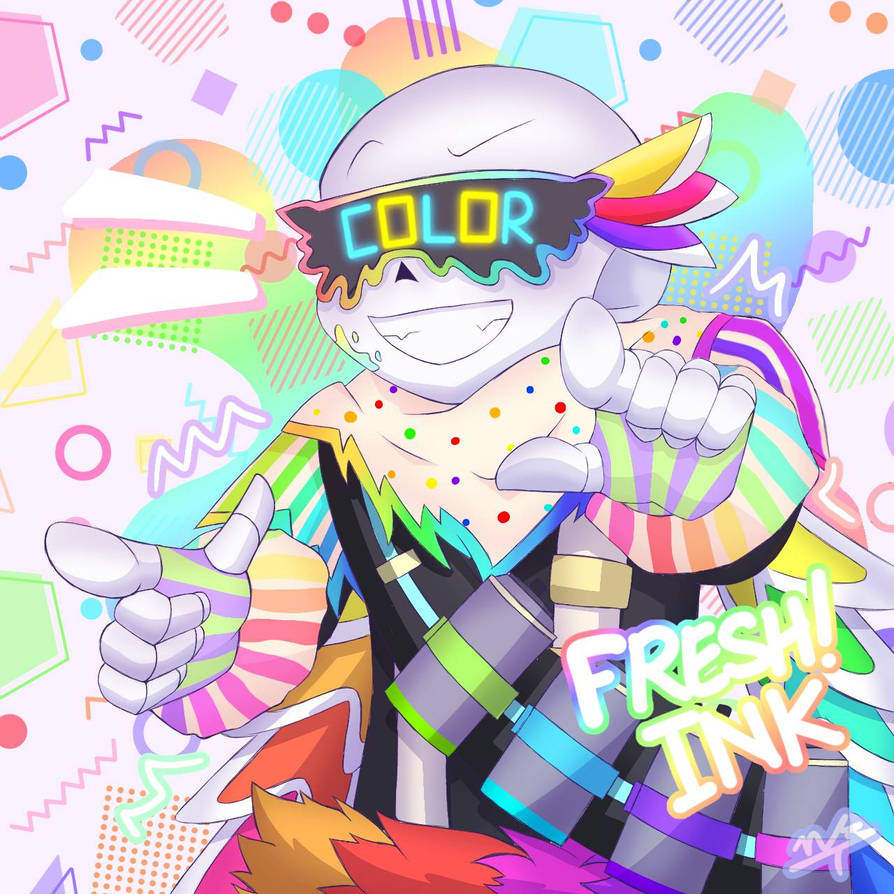 Fresh!Ink!Sans Fanart by KianaWolf12 on DeviantArt