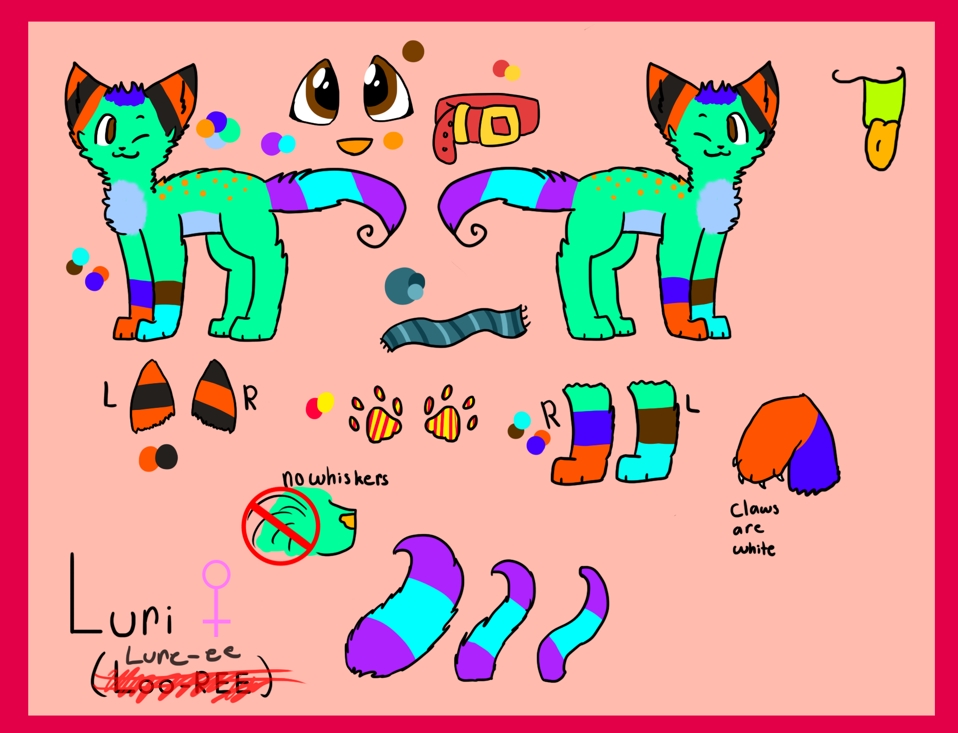 Luri Reference Sheet 2014