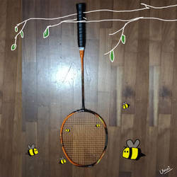 Bee and badminton