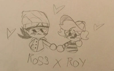 Spooky month the stars: Ross x Roy by YulissaLopez2005 on DeviantArt