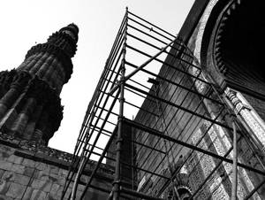 view up at the qutub